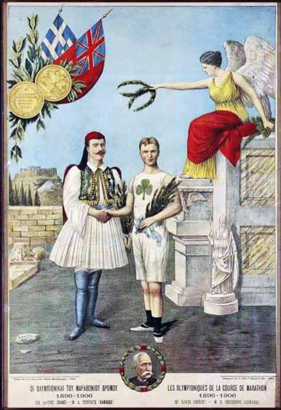 File:Spyros Louis - Billy Sherring 1906 Olympic Games.jpeg